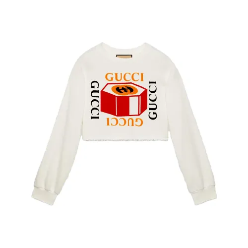 GUCCI Белый Женские Короткие Топы