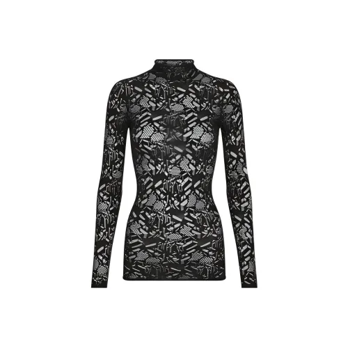 Dior Quarterly New Products Черные Женские Т-Рубашки