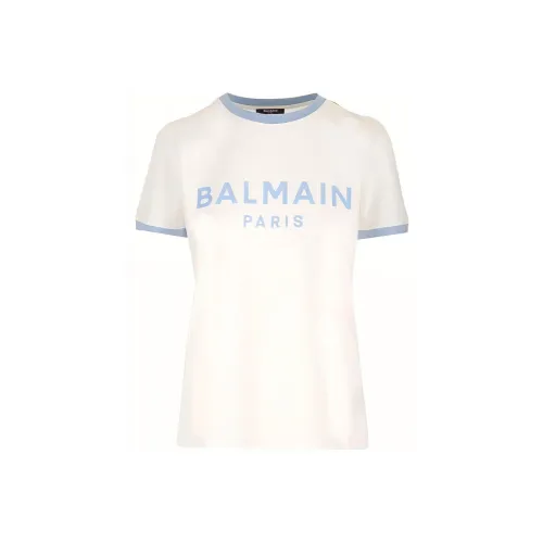 BALMAIN Белые Женские Футболки