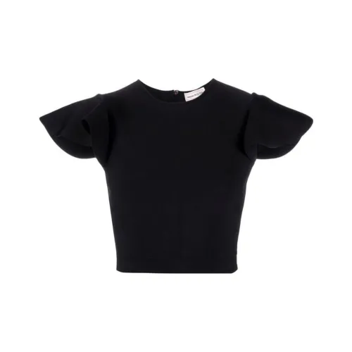 Alexander McQueen Черные Женские Короткие Топы