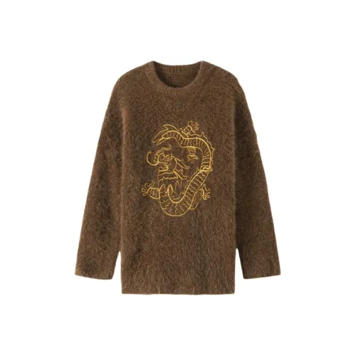 MINNANHUI Свитер Женские Кофе