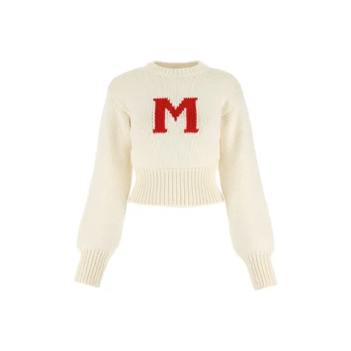 MIU MIU FW21 Свитер Женский Экрю