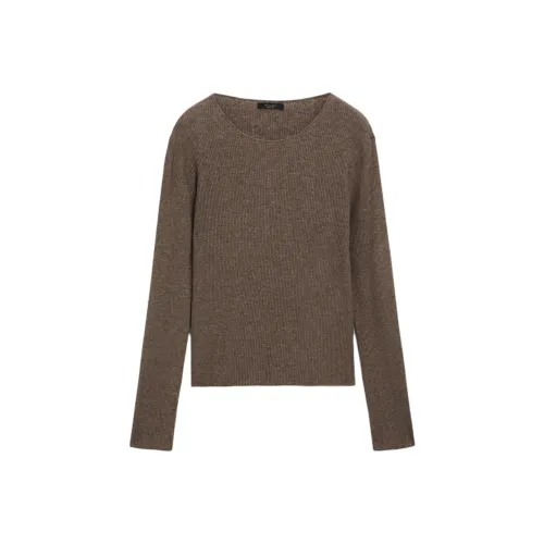 Massimo Dutti Свитер Женский Коричневый