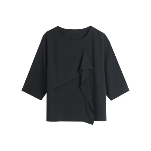 BLUEerror T-Shirt Женская Черная