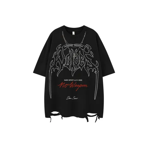 YEARNED Т-рубашка с оборванным рукавом унисекс