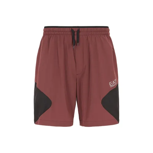 EMPORIO ARMANI EA7 Red Мужские спортивные шорты