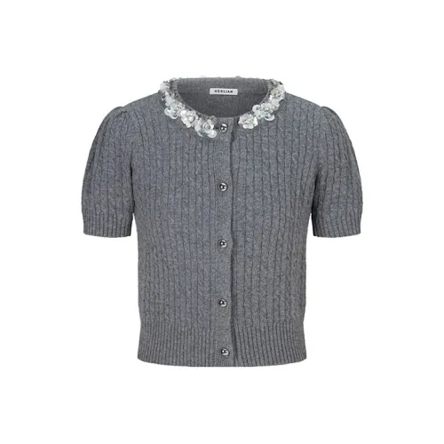 HERLIAN Серый Женский Свитер