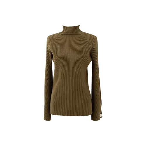 SOON FLOWER Свитер Женский Армейский Зеленый