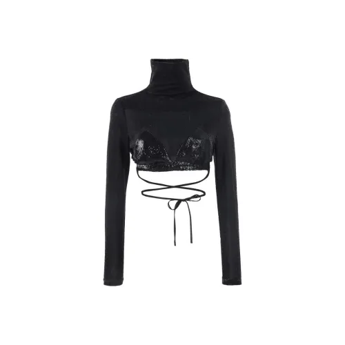 SUNDAY LIFE Стандартная футболка женская черная