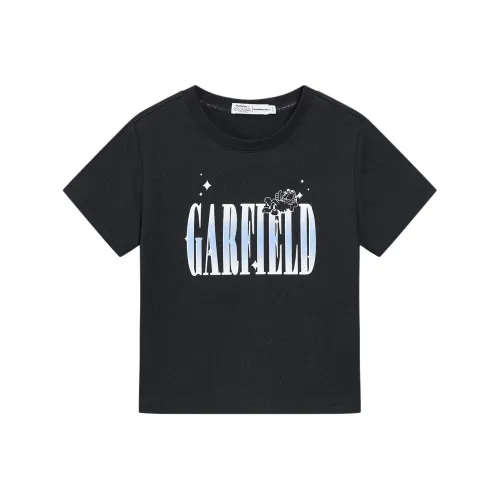 Fun Black Women's T-Shirts Веселье Черные Женские Футболки