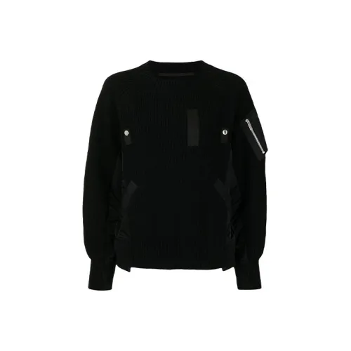 sacai Черный Женские Свитеры