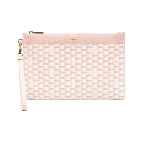 BALLY Термопластичный полиуретан клатч женский светло-розовый и белый