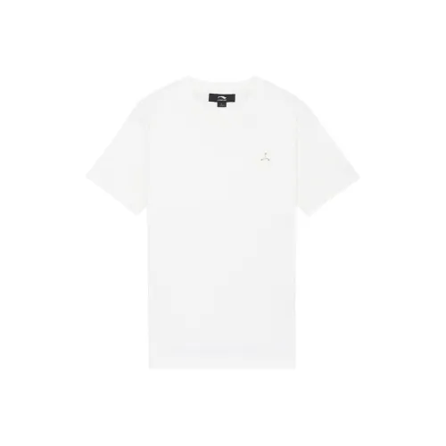 LI NING 1990 Classic Collection Рукав с оборванным плечом T-рубашка Женская Сливовый