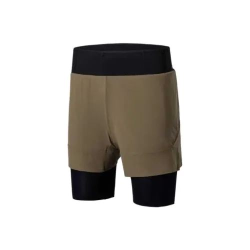 SALOMON FW AW24 2IN1 Шорты M Спортивные шорты Мужской Шиитаке коричневый