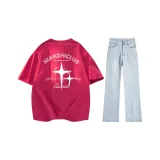 Питайя + Светло-синие джинсы