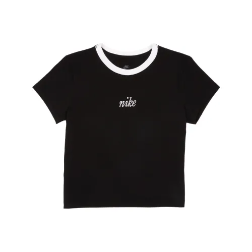 Nike Обычная T-рубашка Женская Черная