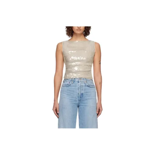 Staud Майка Женская Серый Белый