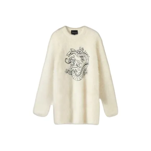 MINNANHUI Свитер Женская Белый