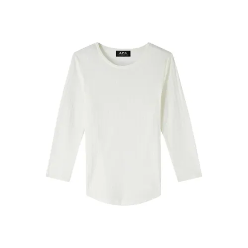 A.P.C FW24 Свитер Женский Серый Белый