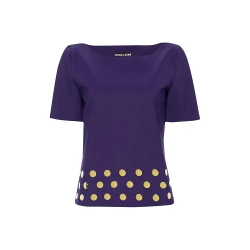 CHIARA BONI La Petite Robe Фиолетовый Женские Рубашки T