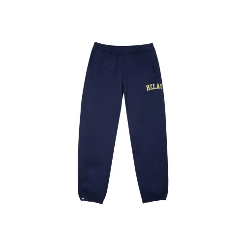 HELAS FW24 Повседневные брюки Мужские Морской синий