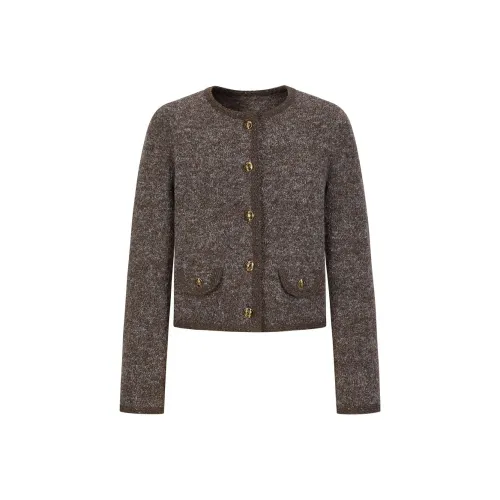 JZ. ANNAKRO Свитер Женские Кофе