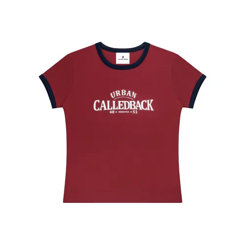 CALLED BACK T-Рубашка Женская Красная