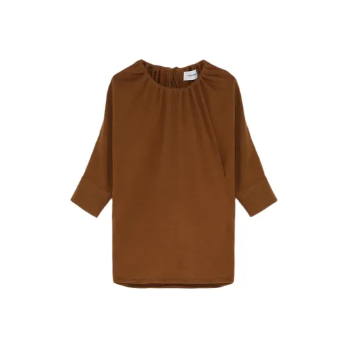 Yves Salomon SS24 Свитер Женский Коричневый