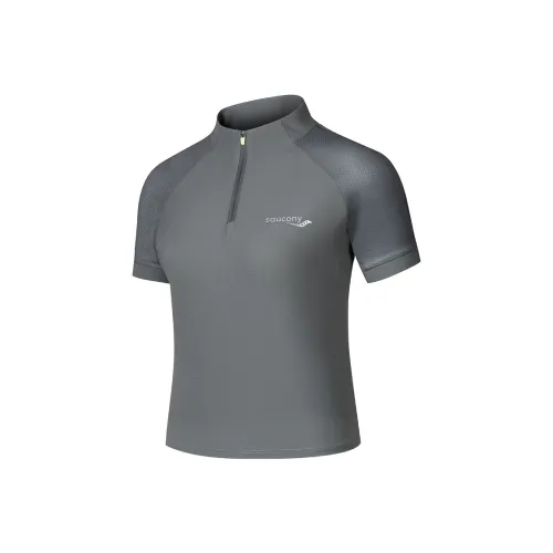 Saucony T-Shirt Женская Lava Gray
