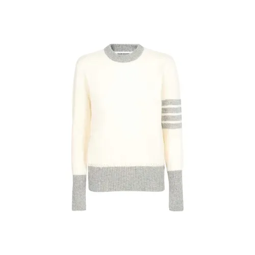 THOM BROWNE Белые Женские Свитеры