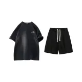 954 Черный + Черный (Комплект с коротким рукавом)