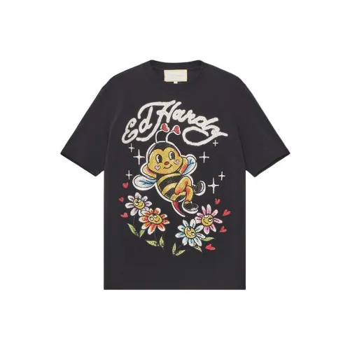 Ed Hardy Черные Женские Футболки