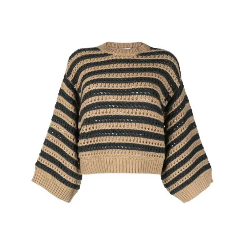 Brunello Cucinelli Коричневые Женские Свитеры