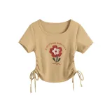 Хаки (Мечтательный цветочный центральный логотип)