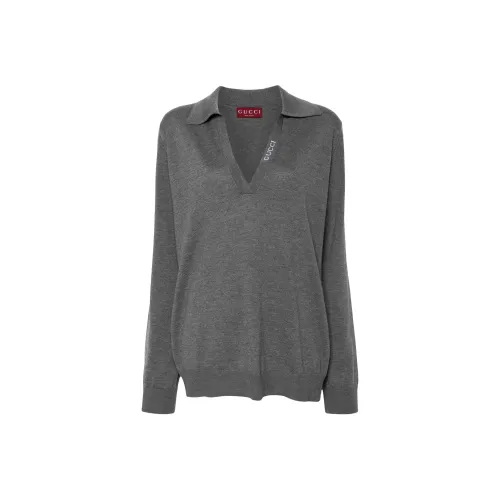 GUCCI SS24 Свитер Женский Серый