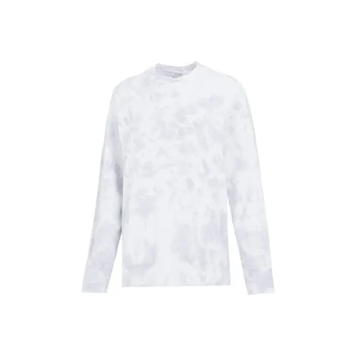 Nike T-рубашка с рукавом женская светло-фиолетовая с эффектом спущенного плеча