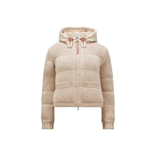 Moncler Светло-бежевые Женские Свитеры