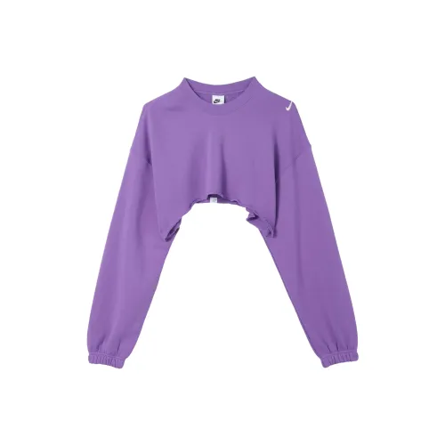Nike Sportswear OVERSIZE CROP TOP Женские Малина Черный