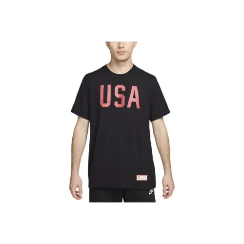 nike USA Soccer Team Olympic Series Т-рубашка Мужская Черная