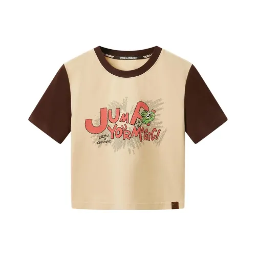 LEDIN Rakucho X Crosswave Co Бренд Хаки Женские Короткие Топы