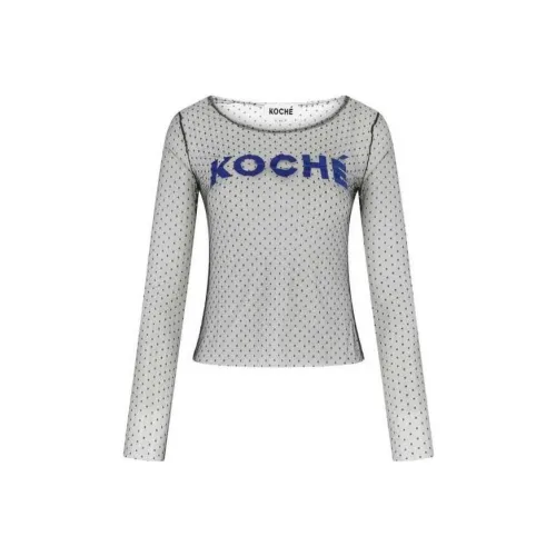 KOCHE Серые Женские Футболки