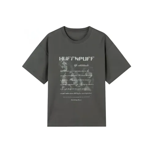 HUFFNPUFF T-рубашка Женская Выцветший Черный