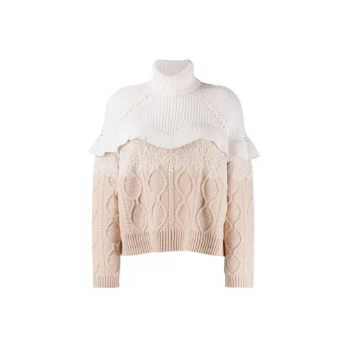 FENDI Экрю Женские Свитеры