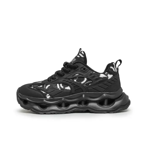 OFFER AITR Амортизация Покрытие Увеличение Высоты Низкий Топ Толстая Подошва Мужские Кроссовки