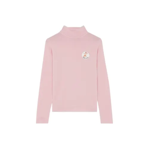 Maison Kitsune x OLYMPIA Le Коричневый FW22 Свитер Женский Розовый