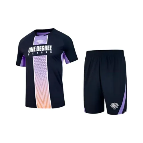 361° Футбол Джерси Комплект Мужской Супер-Черный