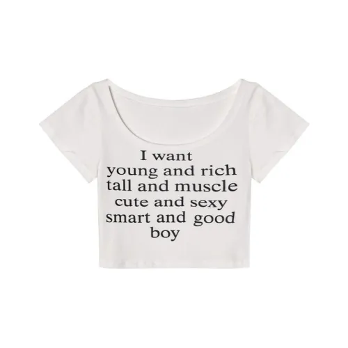 PUNCHUN Studio Стандартная T-рубашка Женская Белая