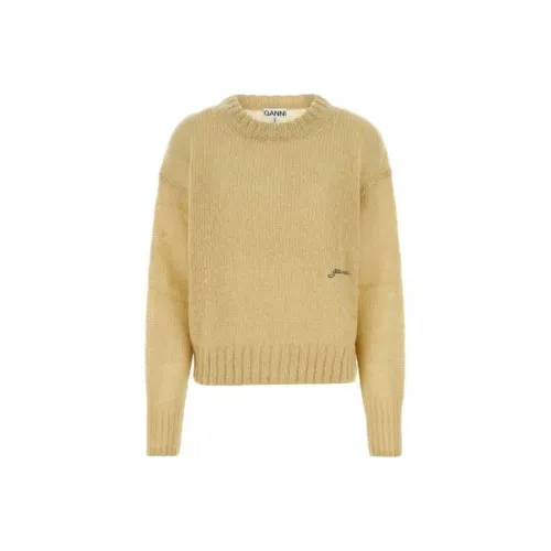 GANNI Желтые Женские Свитера