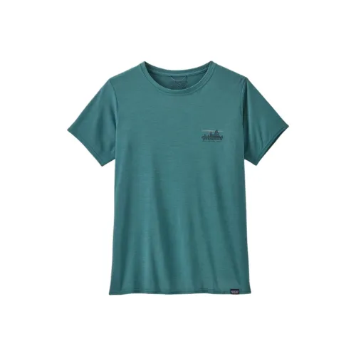 Patagonia T-Shirt Женская Wetland Blue