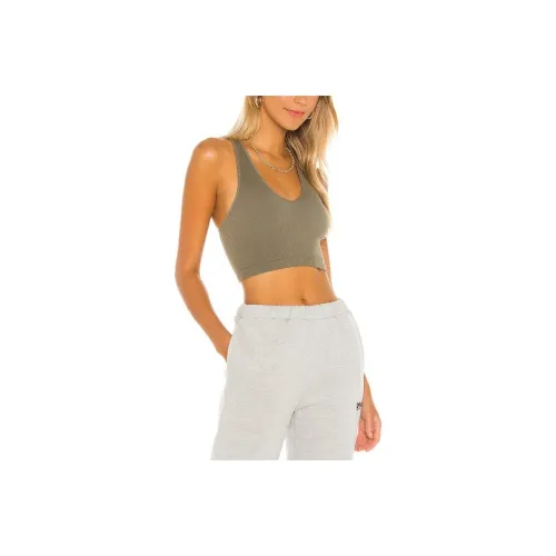 FREE PEOPLE Crop Top Женский Зеленый